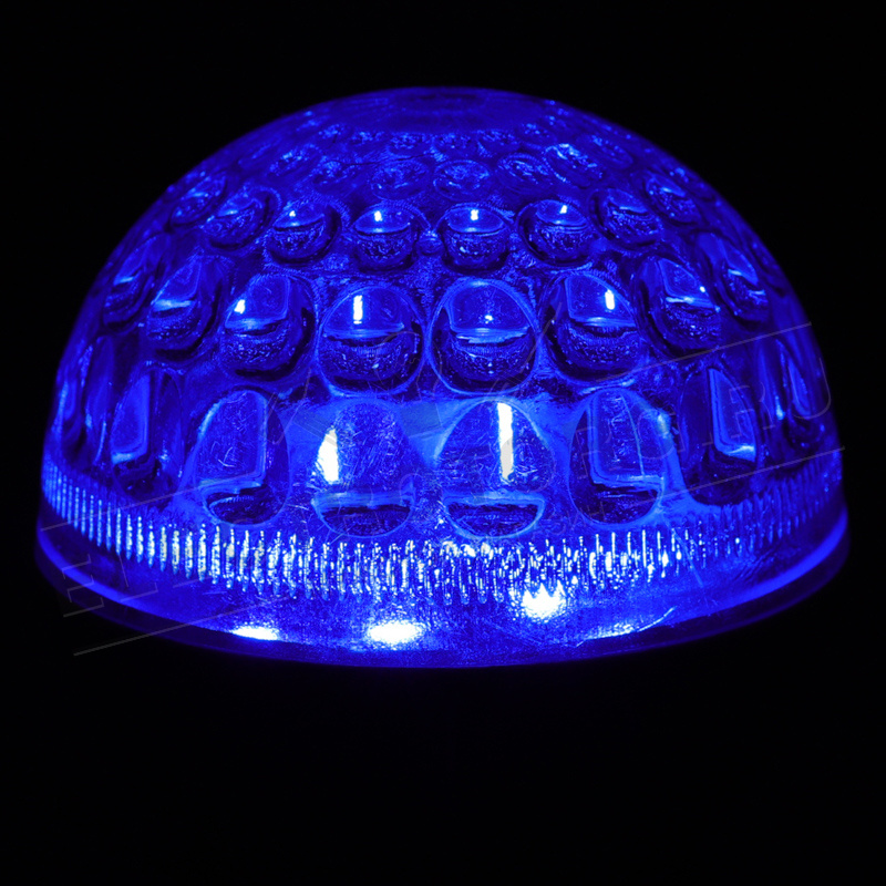 Лампа шар Е27 10 LED Ø50мм синяя 24В (постоянное напряжение) в Самаре