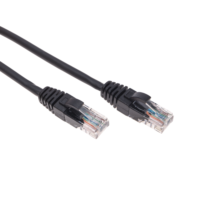 Патч-корд U/UTP, CAT 5e, RJ45-RJ45, 26AWG, LSZH, черный, 0,3м REXANT в Самаре