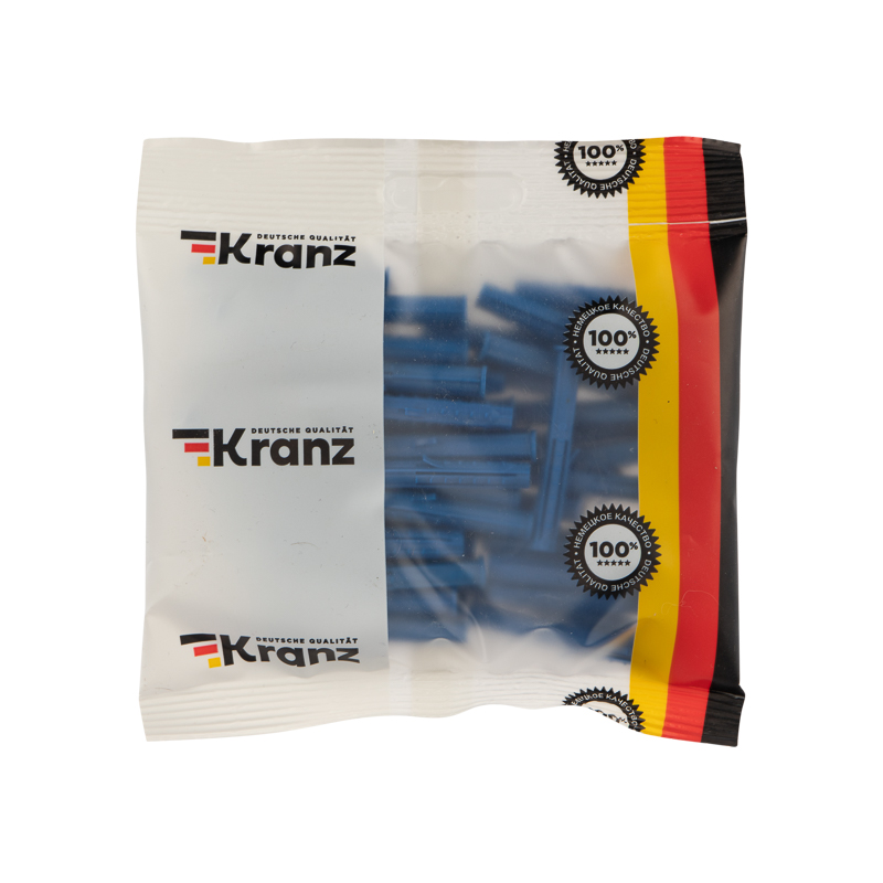 Дюбель распорный KRANZ 6х50, синий, пакет (50 шт./уп.) в Самаре