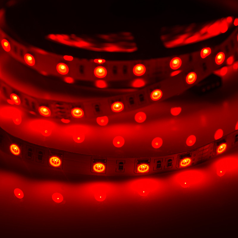 LED лента 5м 24 В, 10 мм, IP23, SMD 5050, 60 LED/m, цвет свечения RGB LAMPER  в Самаре