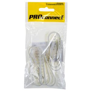 Дюбель-хомут 19-25 белый (10шт/уп) PROconnect