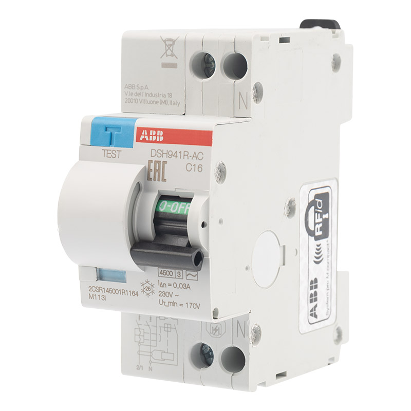 Автоматический выключатель дифференциального тока 2P 16А 30mA 4,5кА 230В (АВДТ) DSH941R AC-C16/0,03 ABB  в Самаре