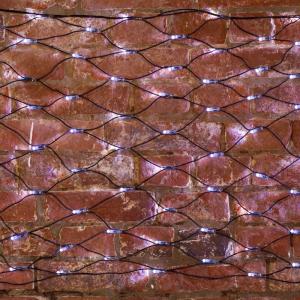 Гирлянда Сеть 2х0,7м, черный ПВХ, 176 LED Белые(контроллер в комплекте)  в Самаре
