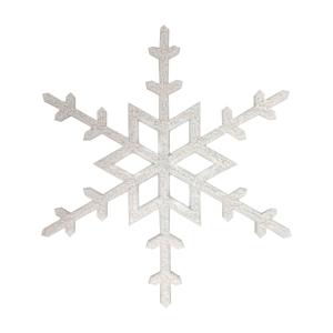 Акриловая светодиодная фигура Снежинка 96 см, белая LED-ICE  в Самаре