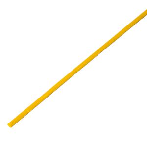 Трубка термоусаживаемая ТУТ нг 3,0/1,5мм, желтая, упаковка 50 шт. по 1м REXANT  в Самаре