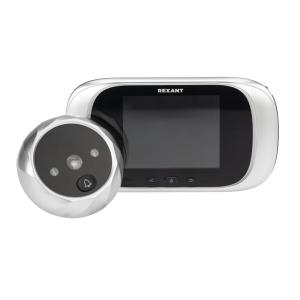 Видеоглазок дверной REXANT (DV-112) с цветным LCD-дисплеем 2.8" с функцией записи фото и звонком  в Самаре