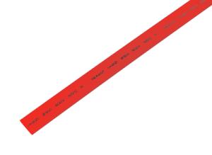 Трубка термоусаживаемая ТУТ нг 12,0/6,0мм, красная, упаковка 50шт. по 1м REXANT