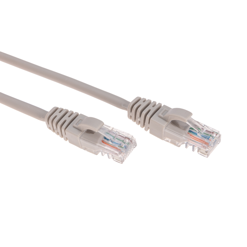 Патч-корд U/UTP, CAT 5e, RJ45-RJ45, 26AWG, LSZH, серый, 0,5м REXANT в Самаре