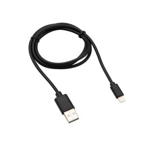 Кабель REXANT USB-Lightning 2.1 А, 1 м, черный ПВХ  в Самаре
