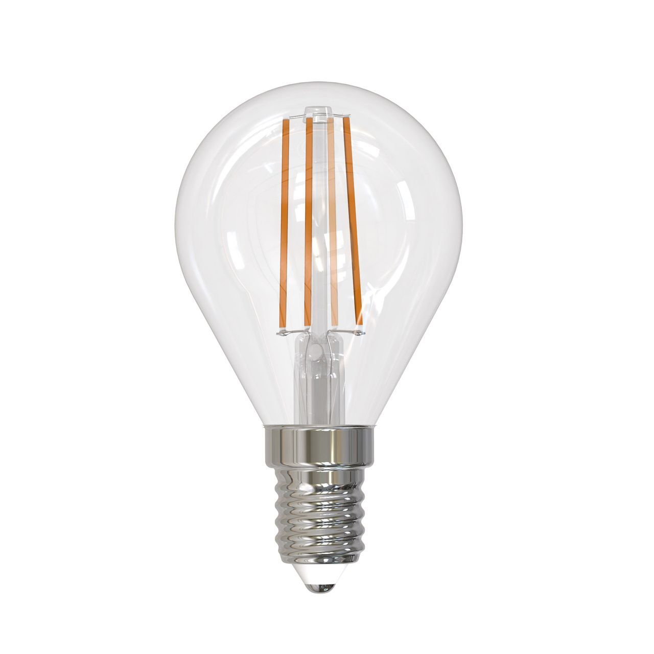 LED-G45-7,5W/NW/E14/CL GLA01TR Лампа светодиодная. Форма "шар", прозрачная. Серия Air. Белый свет (4000K). Картон. ТМ Uniel, шк 4690485099031  в Самаре