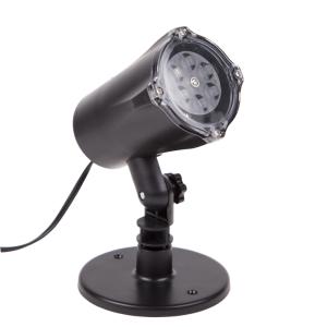 LED проектор, белые снежинки, 230В  в Самаре