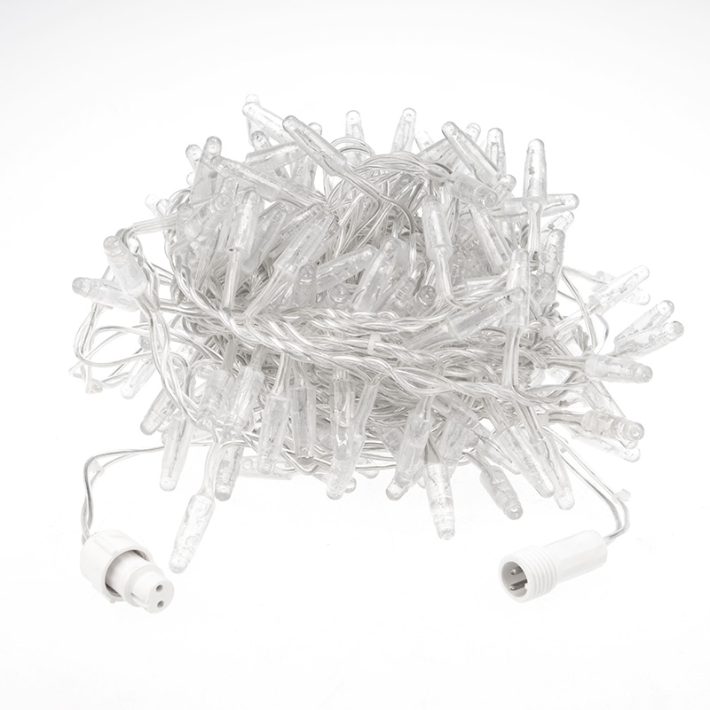 Гирлянда Кластер 10 м, 400 LED, прозрачный ПВХ, IP65, соединяемая, цвет свечения теплый белый NEON-NIGHT в Самаре