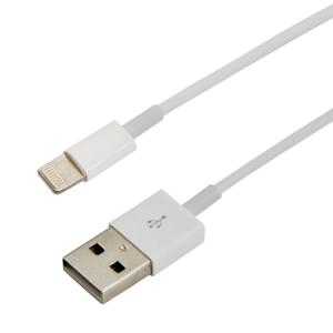 USB-Lightning кабель для iPhone original copy 1:1/PVC/white/1m/REXANT  в Самаре