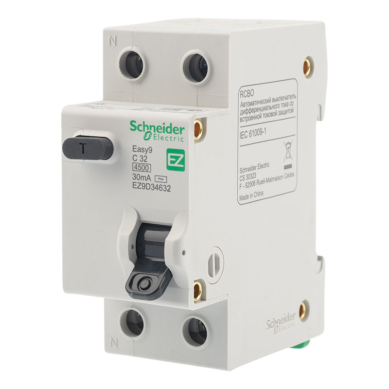 Автоматический выключатель дифференциального тока 2Р 32А 30мА 4,5кА (C) Easy9 Schneider Electric  в Самаре