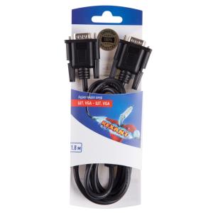 Шнуршт. VGA -шт. VGA 1,8м с ферритами REXANT