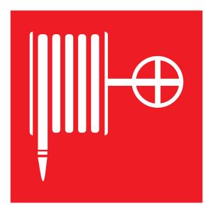 Табличка ПВХ знак пожарной безопасности «Пожарный кран» 200х200мм REXANT