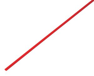 Трубка термоусаживаемая ТУТ нг 1,0/0,5мм, красная, упаковка 50 шт. по 1м REXANT  в Самаре
