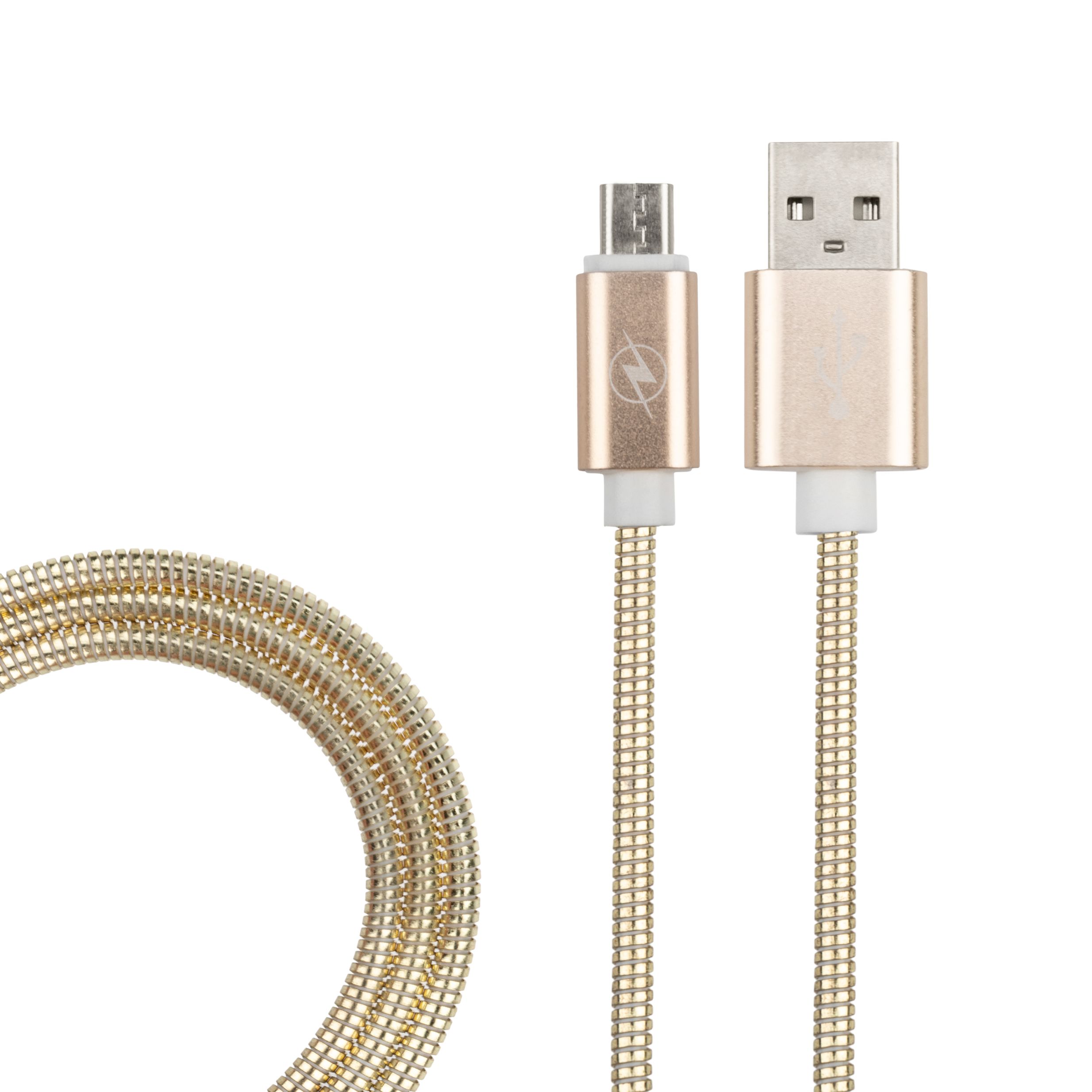 USB кабель micro USB, золото металл, 1 метр REXANT  в Самаре