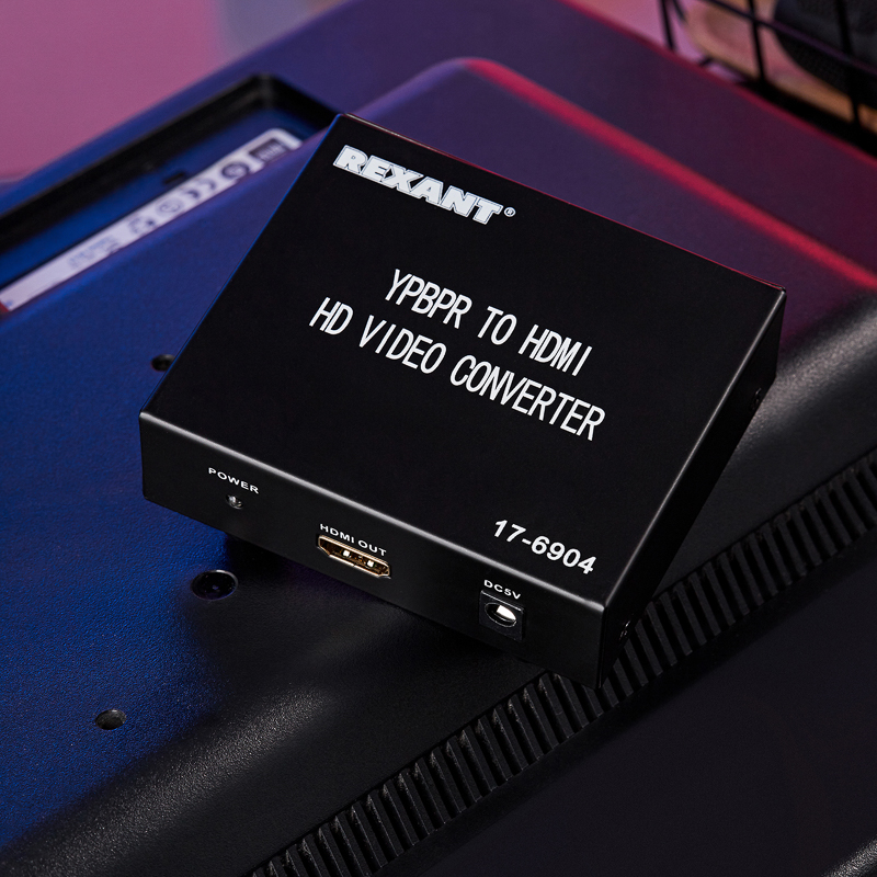 Конвертер YPbPr + SPDIF / Toslink на HDMI, металл REXANT в Самаре