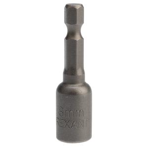 Ключ-насадка 1/4" магнитный 8х48мм (20 шт/уп ) REXANT  в Самаре