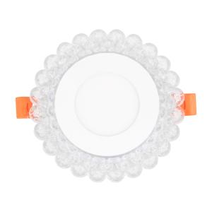 Светильник светодиодный встраиваемый REXANT Aurora&Sunset Ice RGB с изменяемой цветовой температурой и регулируемой мощностью 4W+RGB 4000 К LED