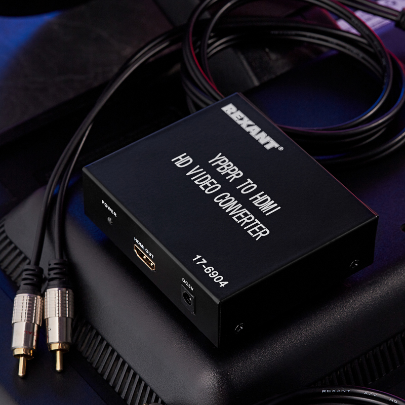 Конвертер YPbPr + SPDIF / Toslink на HDMI, металл REXANT в Самаре