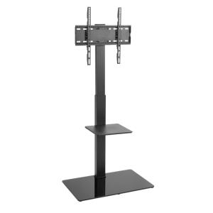 Напольная стойка с кронштейном для телевизора 32"-55", с дополнительной полкой для медиаоборудования, серия PROFI REXANT  в Самаре