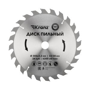 Диск пильный 305 мм х 24 зуб х 32/30 мм KRANZ  в Самаре