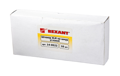 Разъем CANON штекер XLR на шнур угловой REXANT в Самаре