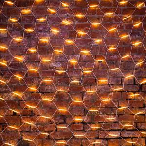 Гирлянда Сеть 2x3м, белый КАУЧУК, 432 LED ТЕПЛЫЙ БЕЛЫЙ (шнур питания в комплекте)  в Москве