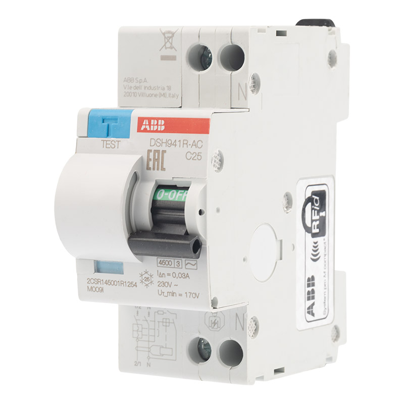 Автоматический выключатель дифференциального тока 2P 25А 30mA 4,5кА 230В (АВДТ) DSH941R AC-C25/0,03 ABB  в Самаре
