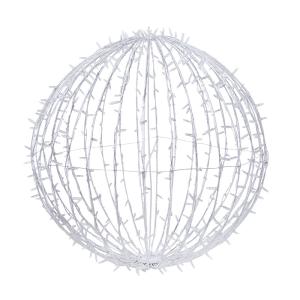 Шар светодиодный 230V, диаметр 80 см, 450 светодиодов, эффект мерцания, цвет белый NEON-NIGHT  в Москве