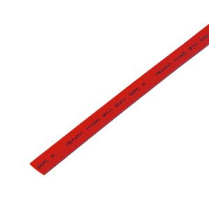 Трубка термоусаживаемая ТУТ нг 8,0/4,0мм, красная, упаковка 50шт. по 1м REXANT