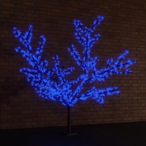 Светодиодное дерево Сакура, высота 2,4м, диаметр кроны 2,0м, RGB светодиоды, контроллер, IP65, понижающий трансформатор в комплекте NEON-NIGHT  в Самаре