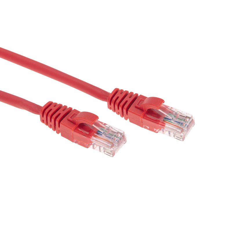 Патч-корд U/UTP, CAT 5e, RJ45-RJ45, 26AWG, LSZH, красный, 2м REXANT в Самаре
