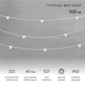 Belt-Light 2 жилы шаг 40 см патроны под винт E27 влагостойкая IP65  в Самаре