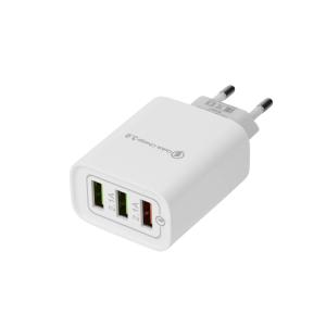Сетевое зарядное устройство для iPhone/iPad REXANT 3 x USB, 5V, 3 А + 1 А + 1 А, белое  в Самаре
