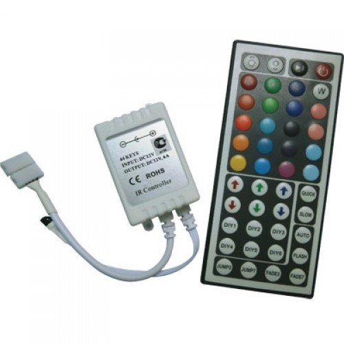 Контроллер LED RGB Инфракрасный (IR) 12V/6A 72W, большой ИК-пульт Ecola  в Самаре