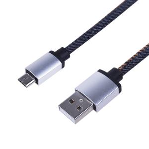 USB кабель microUSB, шнур в джинсовой оплетке REXANT  в Самаре