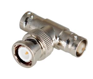 Переходштекер BNC - гнездо BNC x 2 (тройник) REXANT