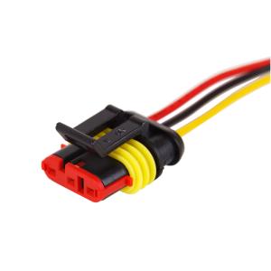 DJ7031-1.5-21 автомобильный разъем гнездо с проводом 20 см (3-контактный)