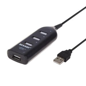 Разветвитель USB 2.0 на 4 порта REXANT  в Самаре