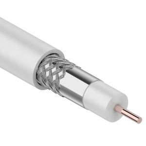Кабель коаксиальный RG-6U, 75Ом, CCS/Al/Al, 32%, 100м, INDOOR, белый PROconnect Light  в Самаре