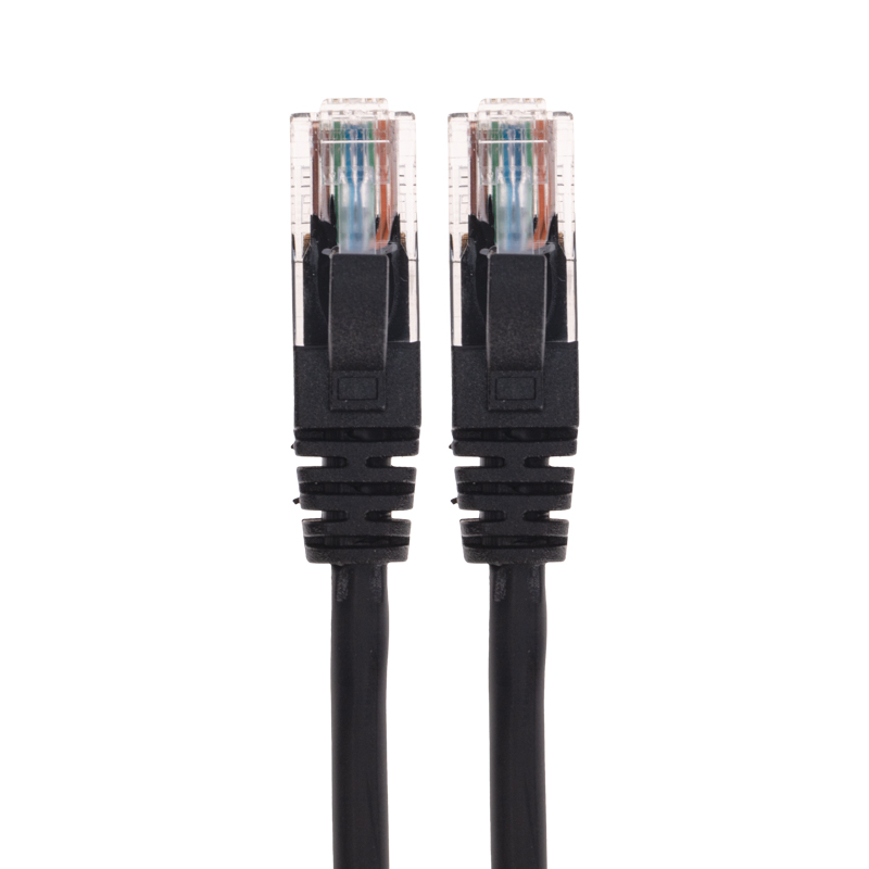Патч-корд U/UTP, CAT 5e, RJ45-RJ45, 26AWG, LSZH, черный, 0,3м REXANT в Самаре