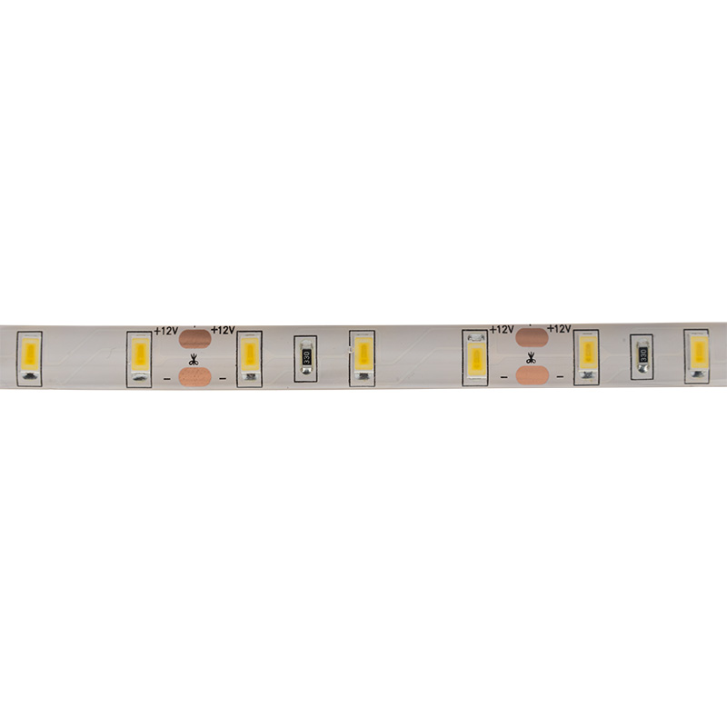 Лента светодиодная 12В, SMD5730, 60 LED/м, 6000K, 12мм, 5м, IP65 LAMPER  в Самаре