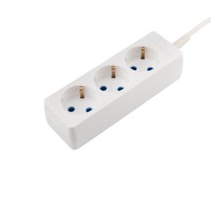 Удлинитель PROconnect 3 гнезда, 1.5 м, 3х0.75мм², с/з, белый