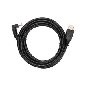 Кабель HDMI - HDMI 1.4, 3м, Gold, угловой PROconnect  в Самаре