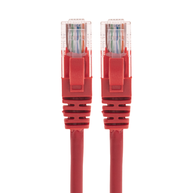 Патч-корд U/UTP, CAT 5e, RJ45-RJ45, 26AWG, LSZH, красный, 2м REXANT в Самаре