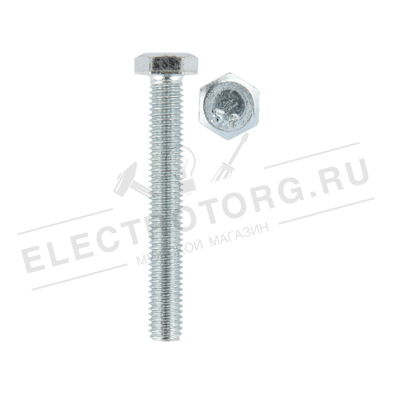 Болт шестигранный KRANZ DIN 933, 8х60, упаковка поставщика ( 24 кг. / 920 шт.) в Самаре