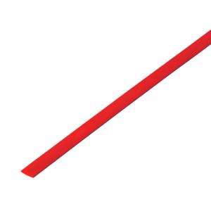 Трубка термоусаживаемая ТУТ нг 3,5/1,75мм, красная, упаковка 50 шт. по 1м REXANT  в Самаре